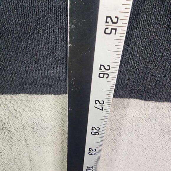 Mens Black Express Sweater Cotton & Cashmere Blend Long Sleeve Crew Neck Size XL - Picture 10 of 11